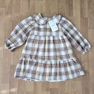 Zara plaid Toddler Dress